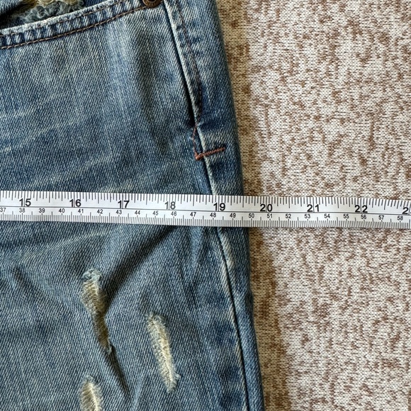 Abercrombie Distressed Bootcut Stretch Jeans - Picture 6 of 7